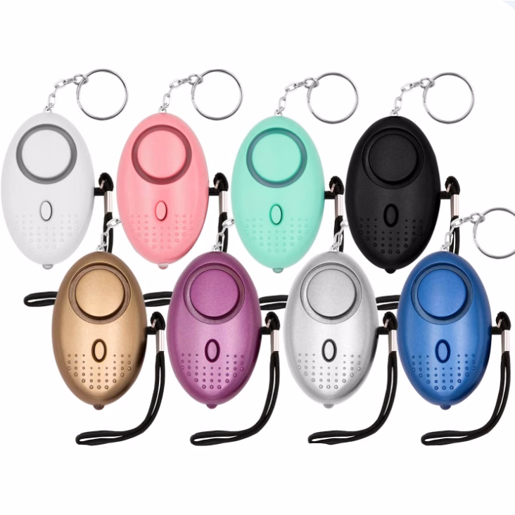 Personal Security Alarm Keychain with LED Lights