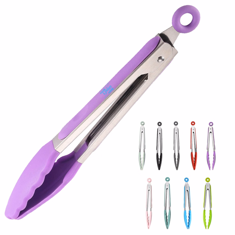9" Stainless Steel Food Tong