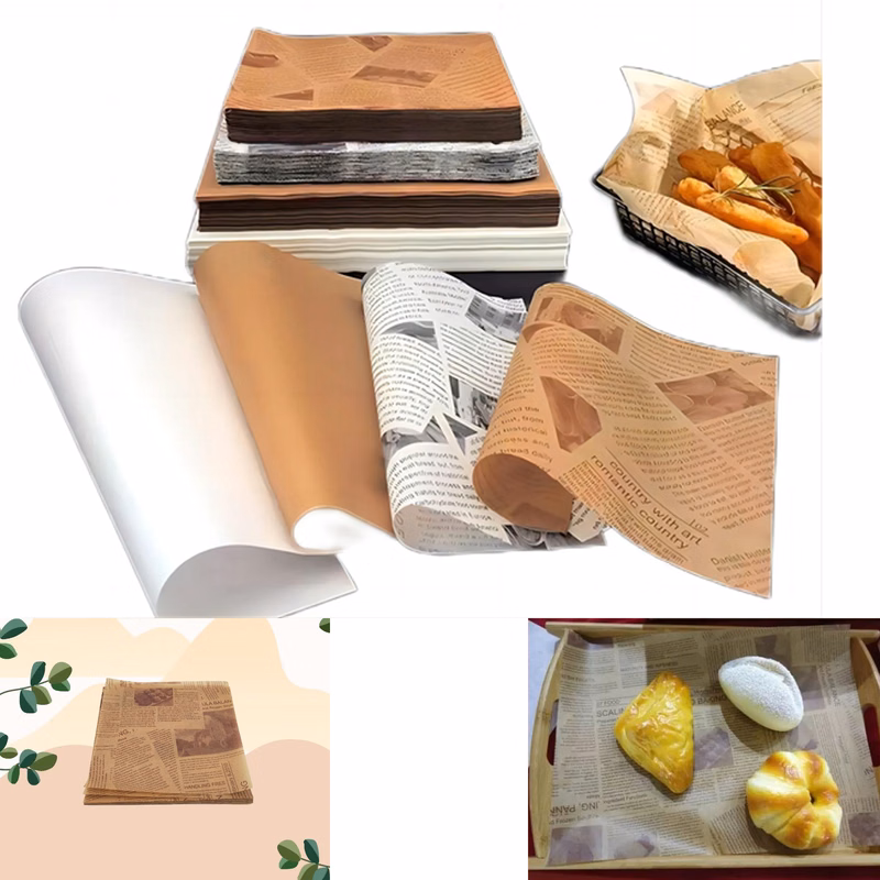 Paper Food Wrap for Burgers