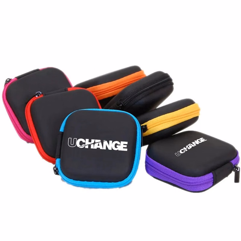 Portable Small Hard Shell EVA Case With Mesh Pocket