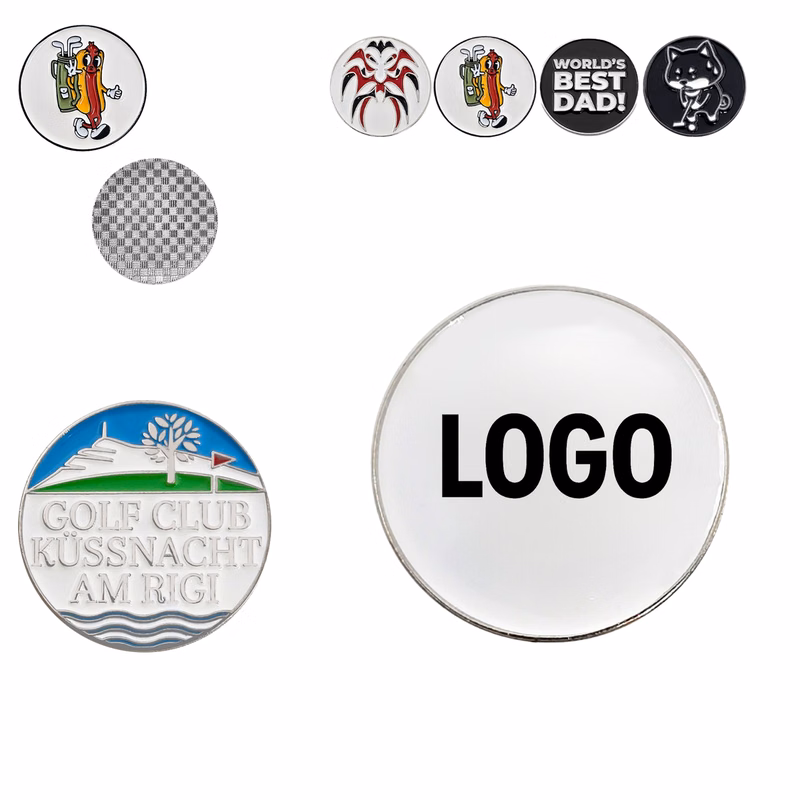 Round Custom Golf Ball Marker