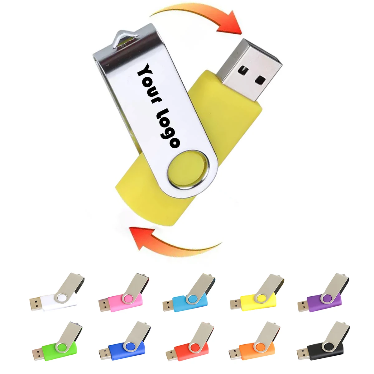 Northlake Swivel USB Flash Drive 2G 1