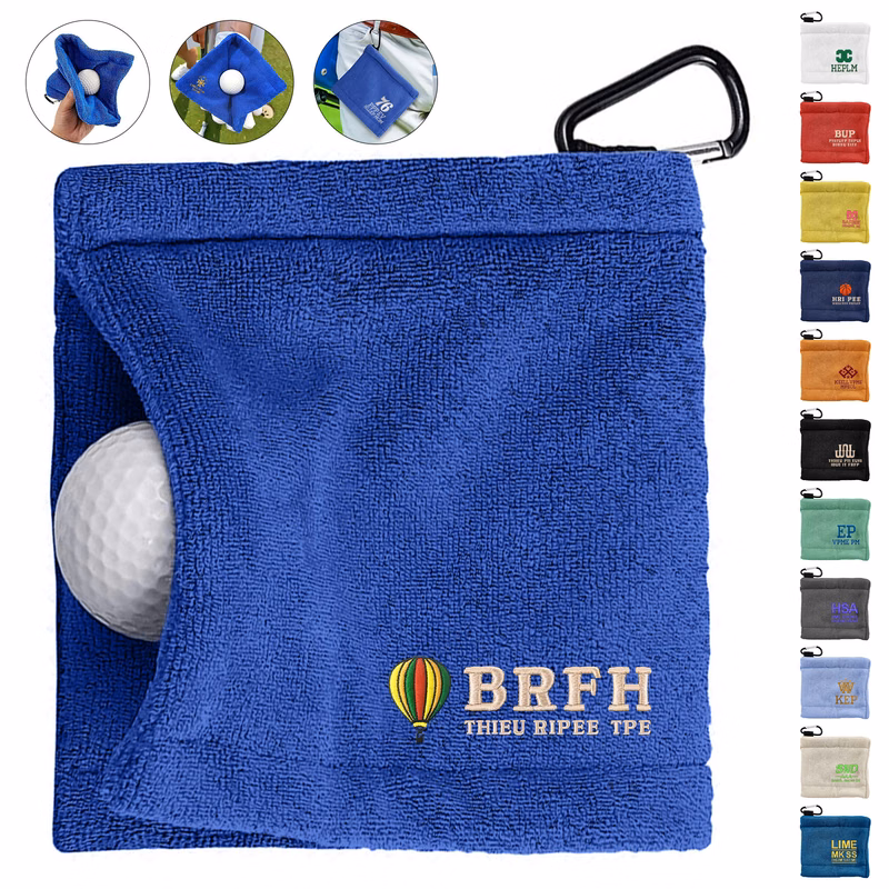 Microfiber Golf Cleaning Towel With Hook