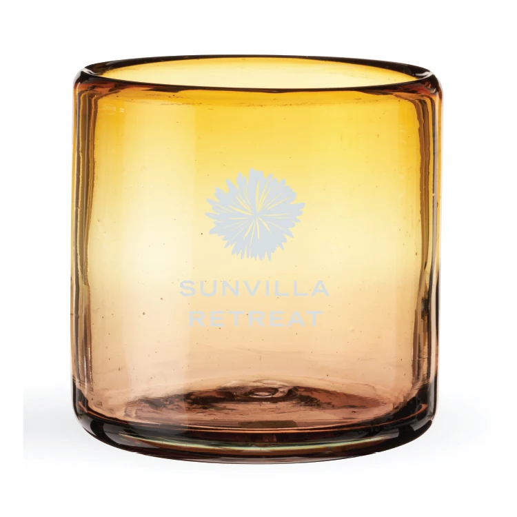 Twine Living® El Ocaso Recycled Glass Tumbler, set of 2 1