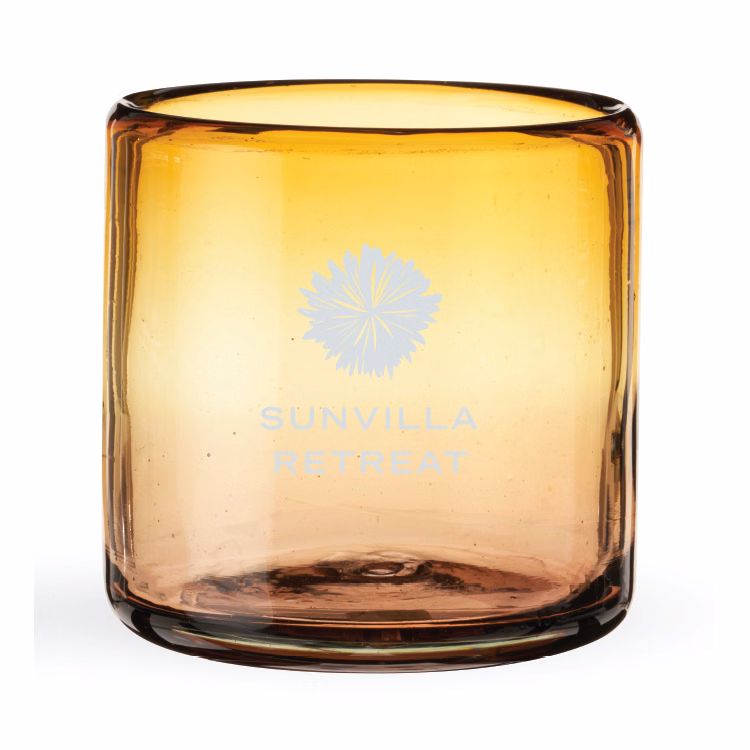 Twine Living® El Ocaso Recycled Glass Tumbler, set of 2