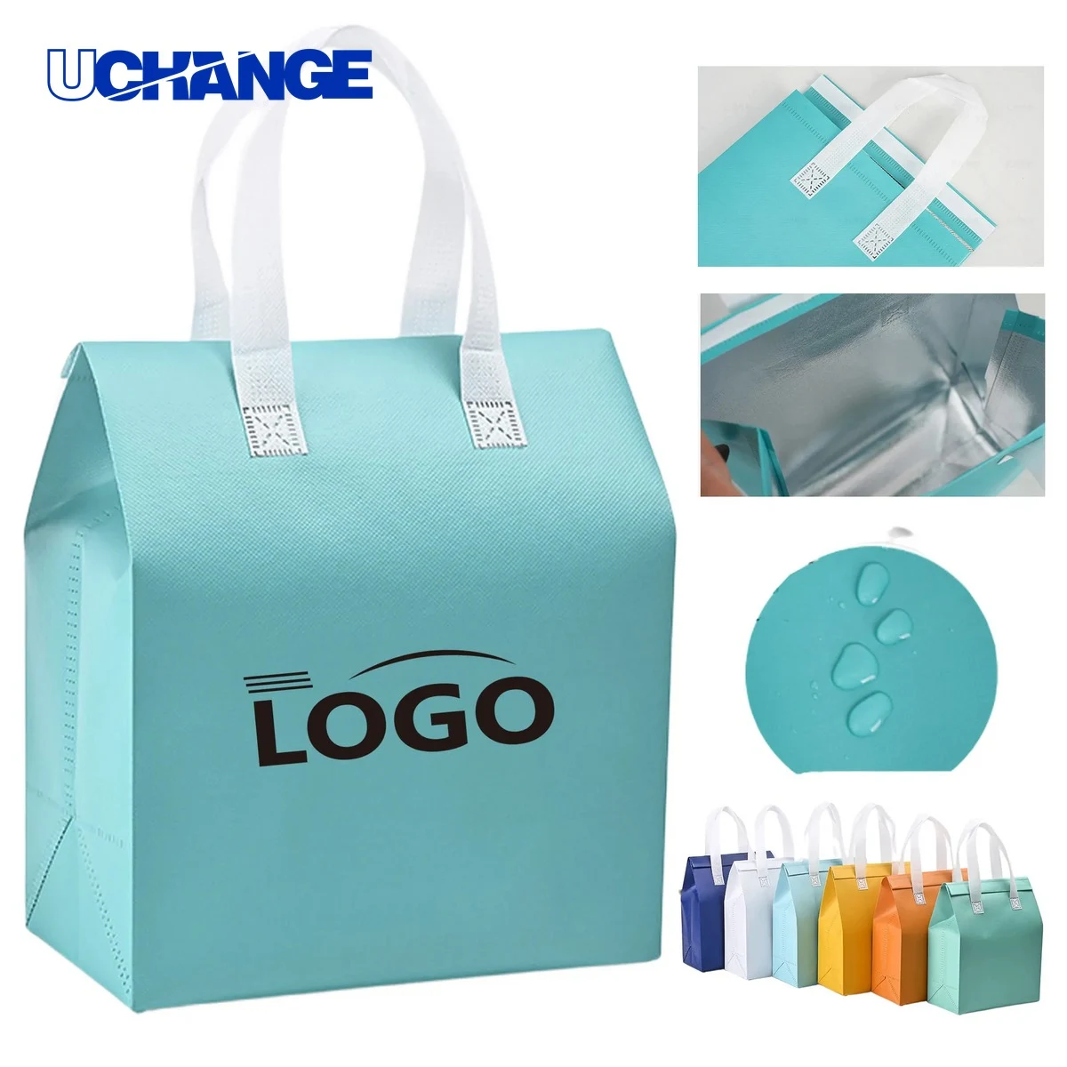 Non-Woven Insulated Lunch Tote Bag 1