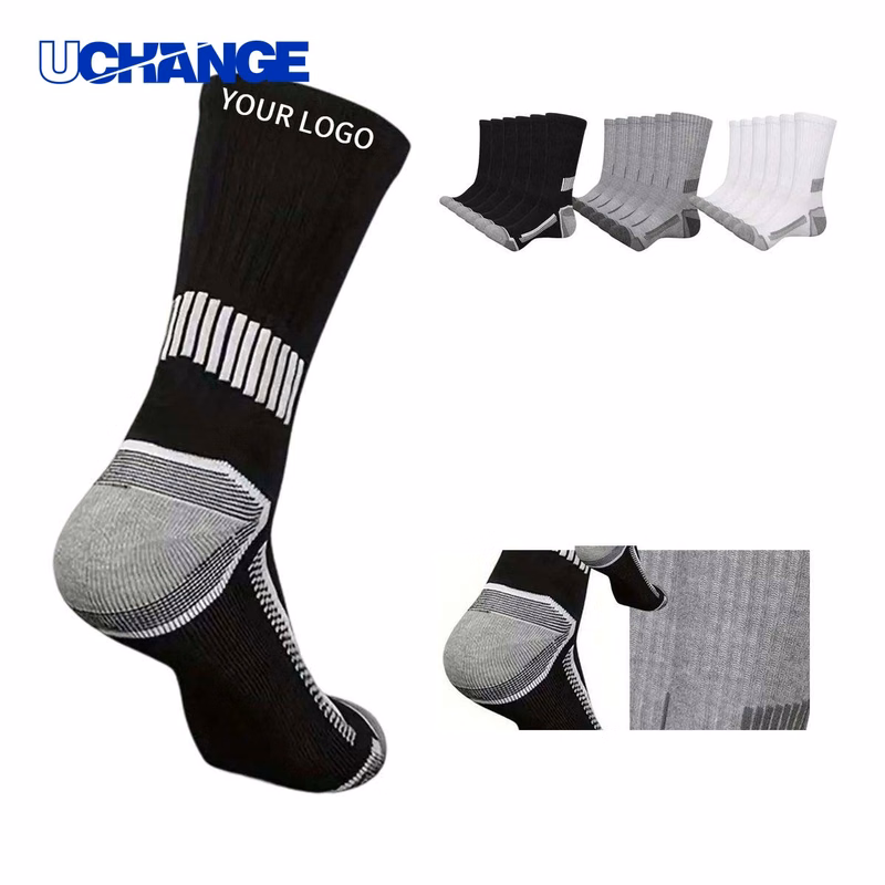 Basketball Mid Calf Socks with Cushioning for Training