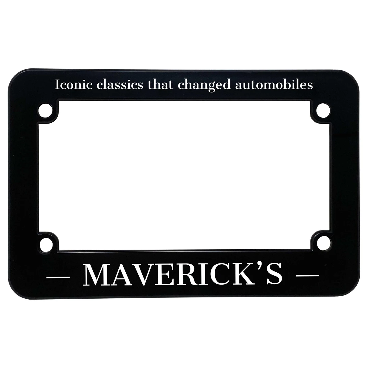Motorcycle License Plate Frame 1