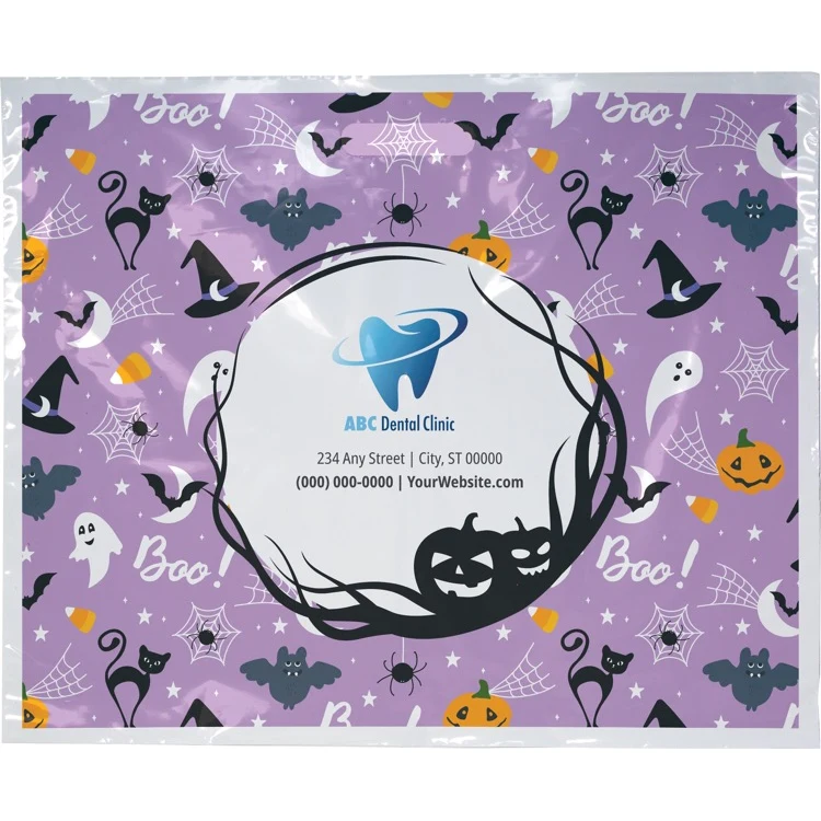 Halloween Scatter Design 1 Plastic Bags (18" x 15") 1