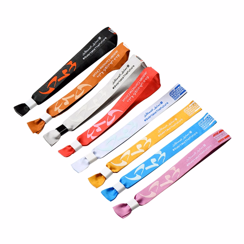 Full Color Adjustable Cloth Wristband