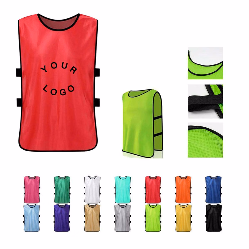 Team Training Vest Breathable Polyester Fabric
