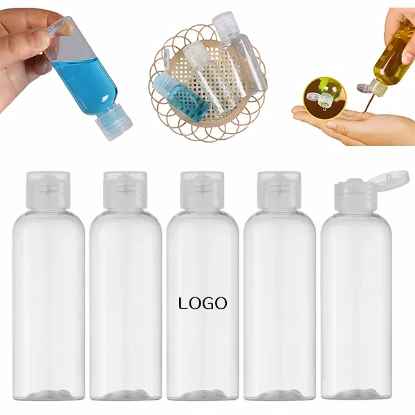 1.7 oz Plastic Squeeze Bottles with Flip Cap Hand Sanitizer