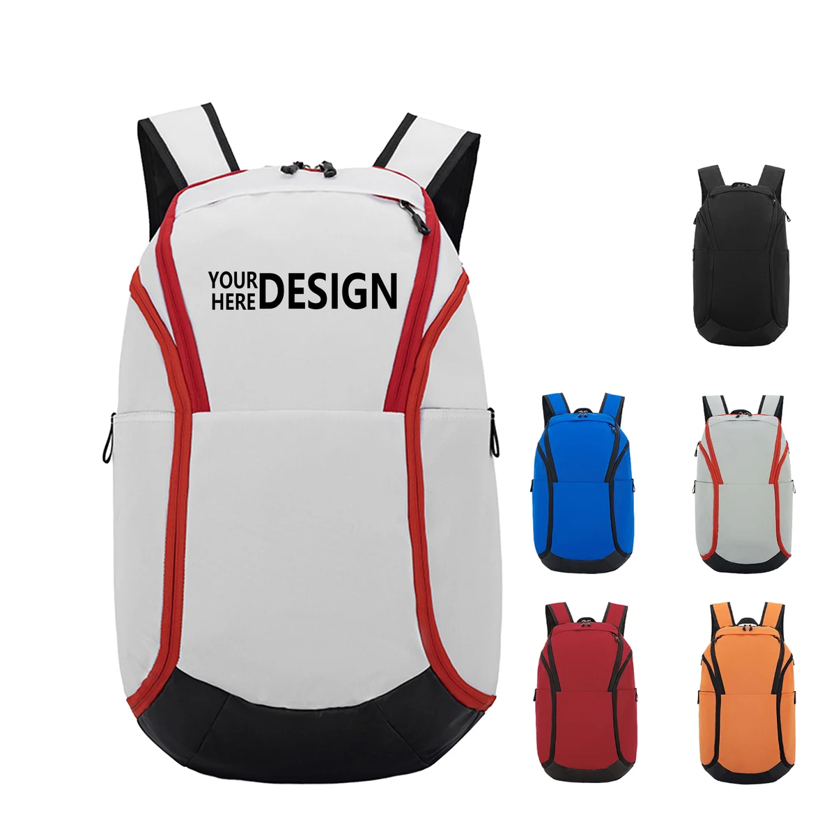 Sports Ball Backpack with Oxford Material and Separate Pockets 1