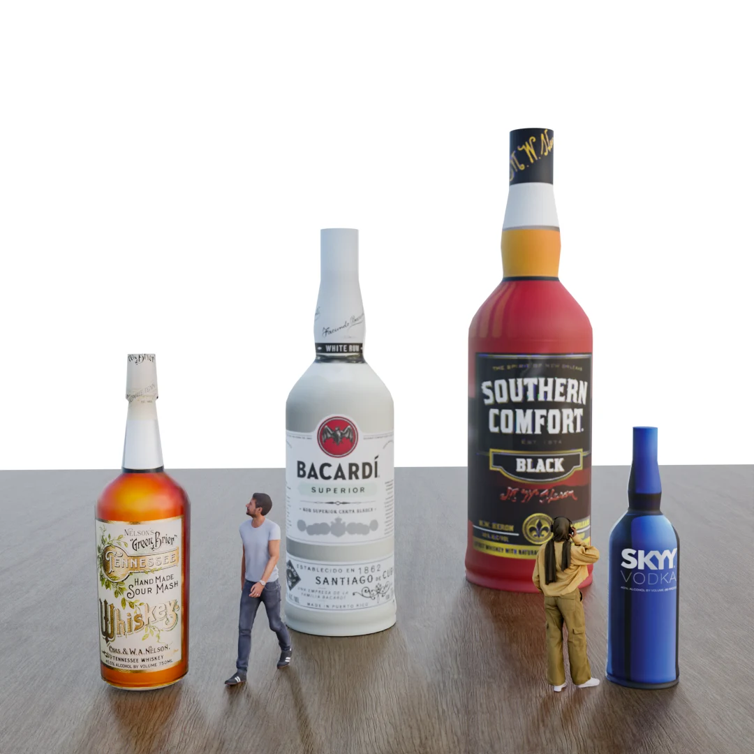 Custom Inflatable Bottle - 6' / 8' /10' /15' / 20' 1
