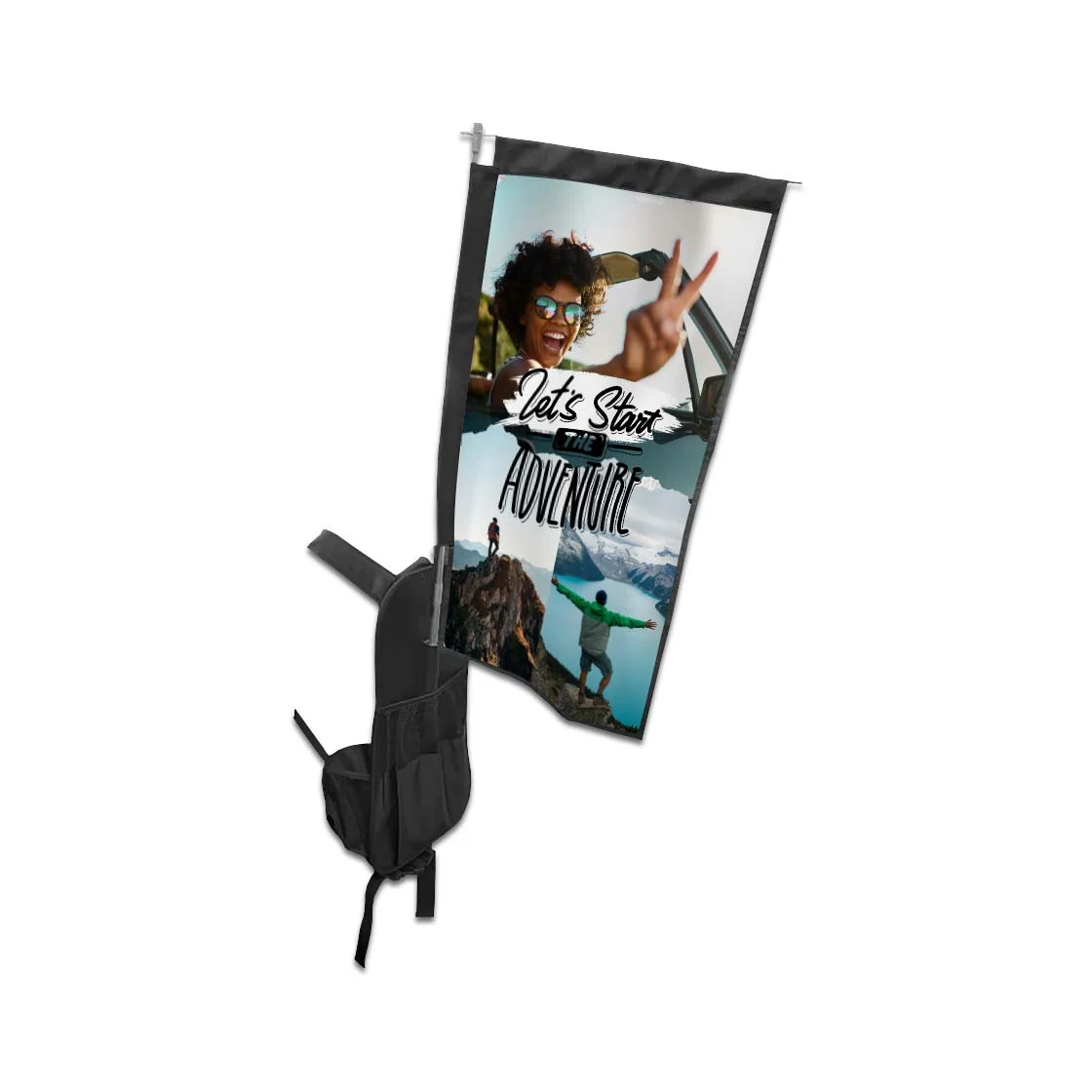 Backpack Flags - Blade Single side (19" x 46.98") 1