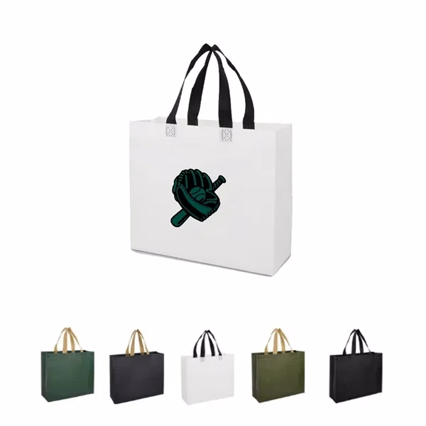 Custom Oversized Non-Woven Tote Bag with Full-Color Logo Print — Event & Shopping Promo