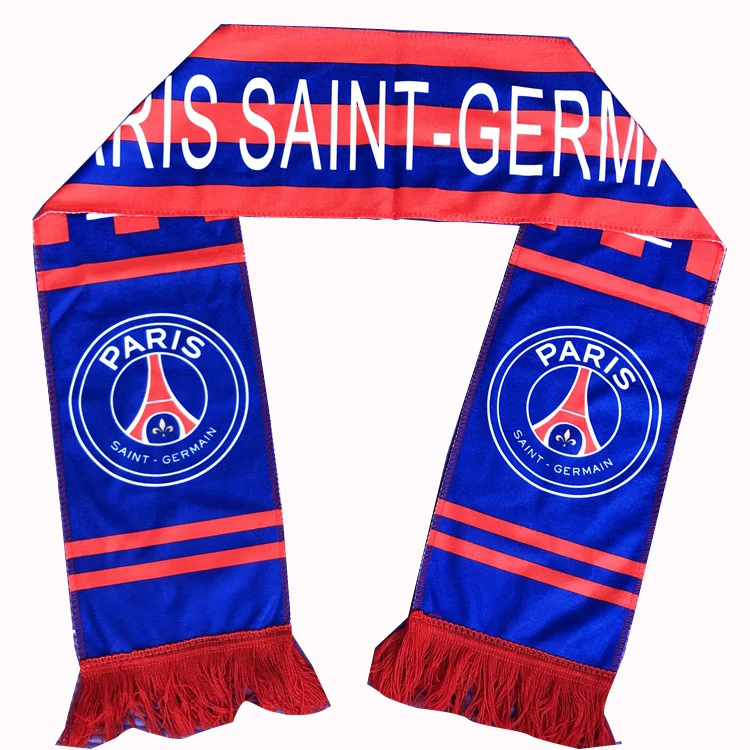 Custom Polyester Printed Soccer Fan Scarves 1