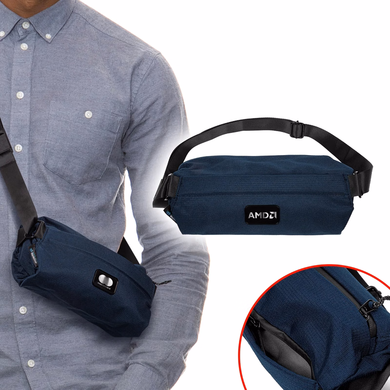 Waste2Gear Recycled Ocean Plastic Fabric Sling Bag