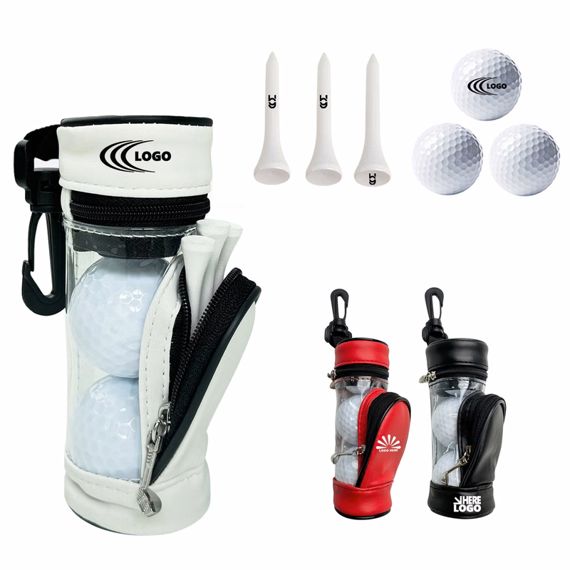 Mini Golf Ball Bag With Balls And Tees