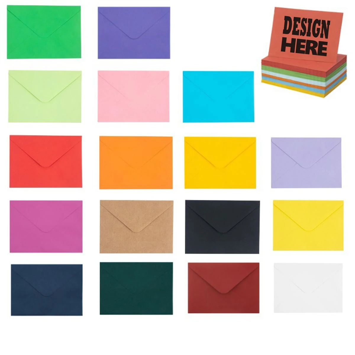 Colored Letter Envelope 1