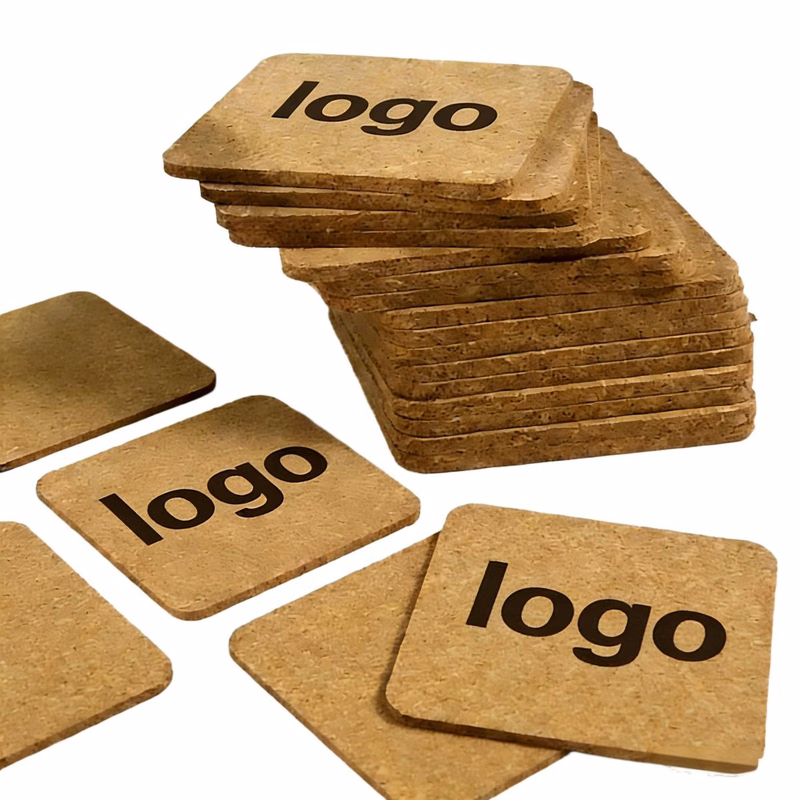 Square Cork Coffee Coaster