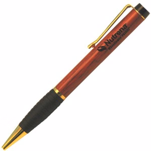 Rosewood Soft Grip Pen