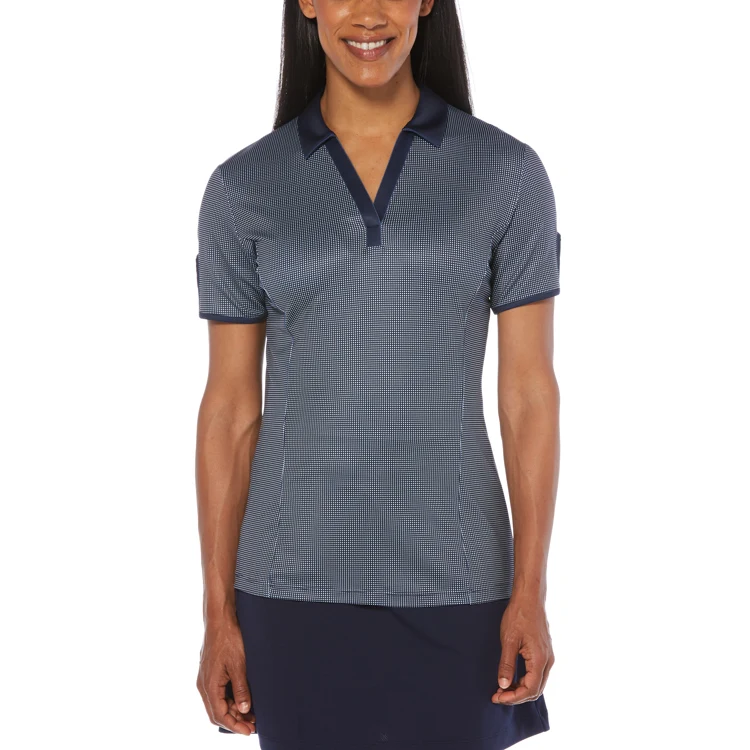 Callaway Ladies Gingham Polo 1