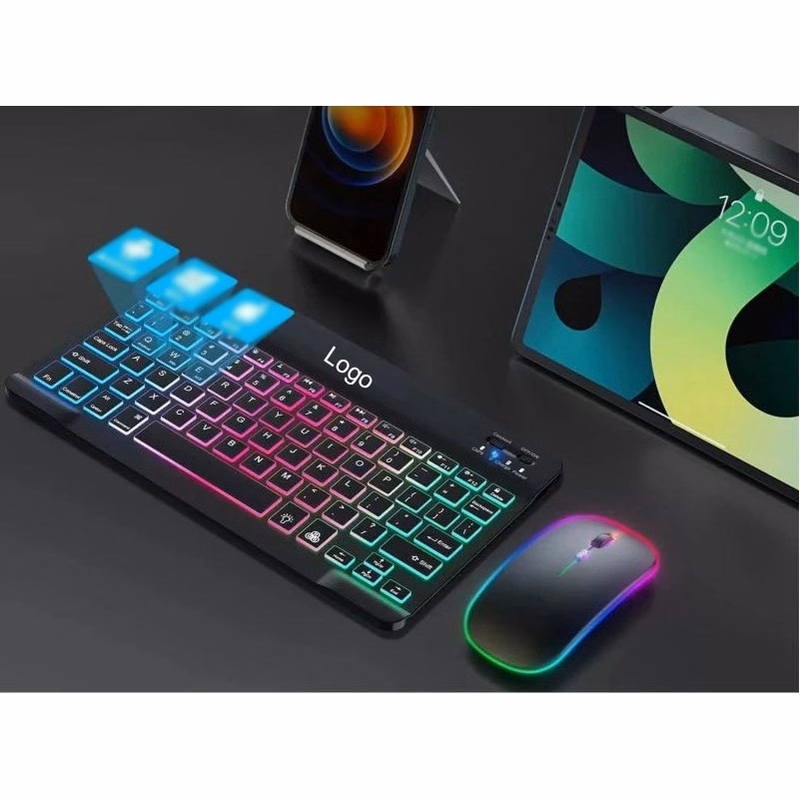Rechargeable Wireless Keyboard and Mouse Combo