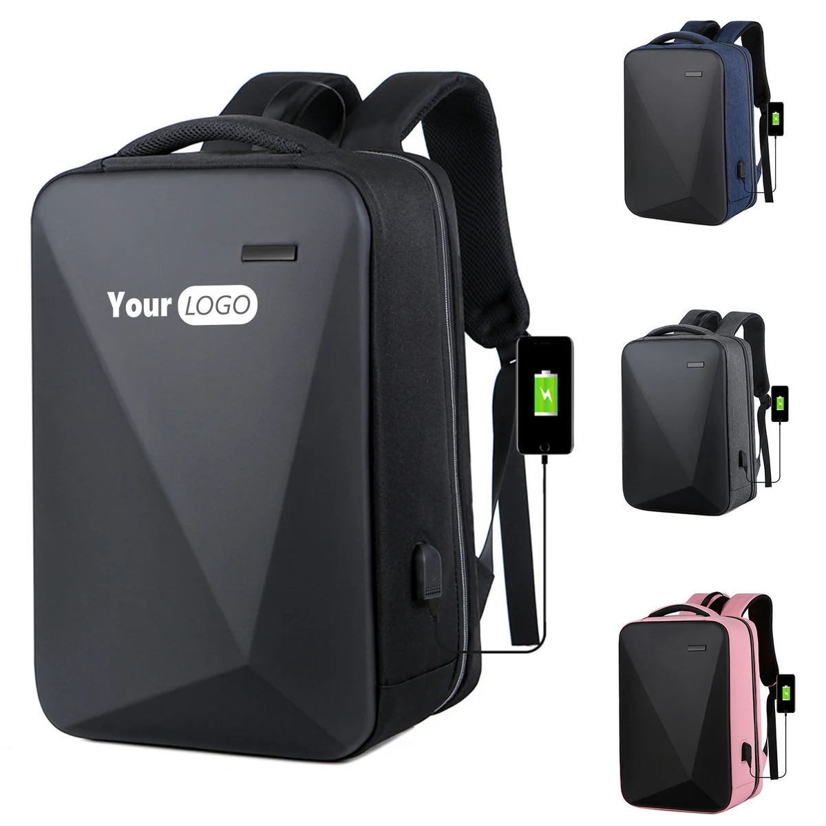 polyester Waterproof Laptop Backpack 1