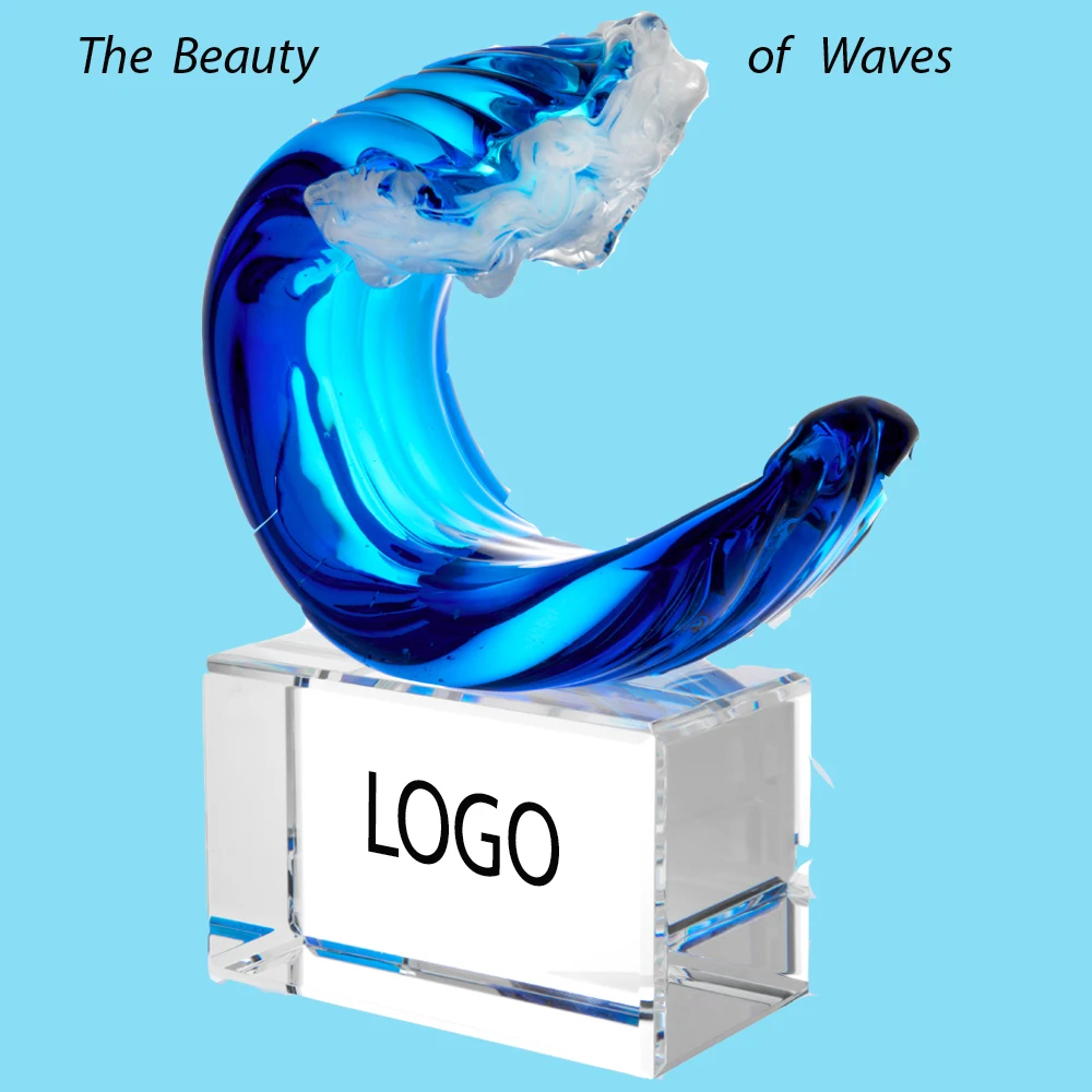 Unique Art Glass Tidal Wave 1