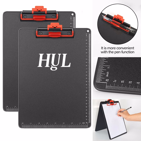 A4 PU Leather Clipboard w/ Pen Holder