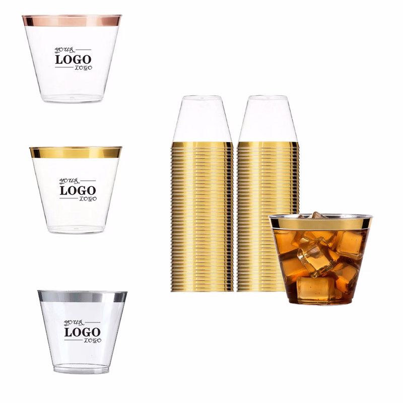 MOQ 20 pcs Elegant Plastic Cups