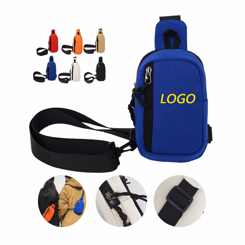 New Solid Color Single Shoulder Crossbody Chest Bag