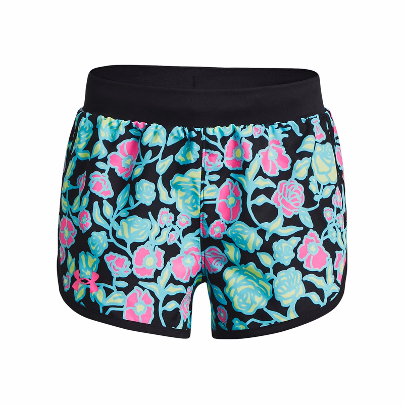 UA Fly-By Printed Girls' Shorts