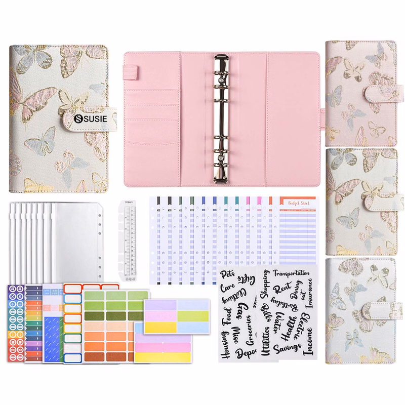 A6 Refillable Binder Notebook Set