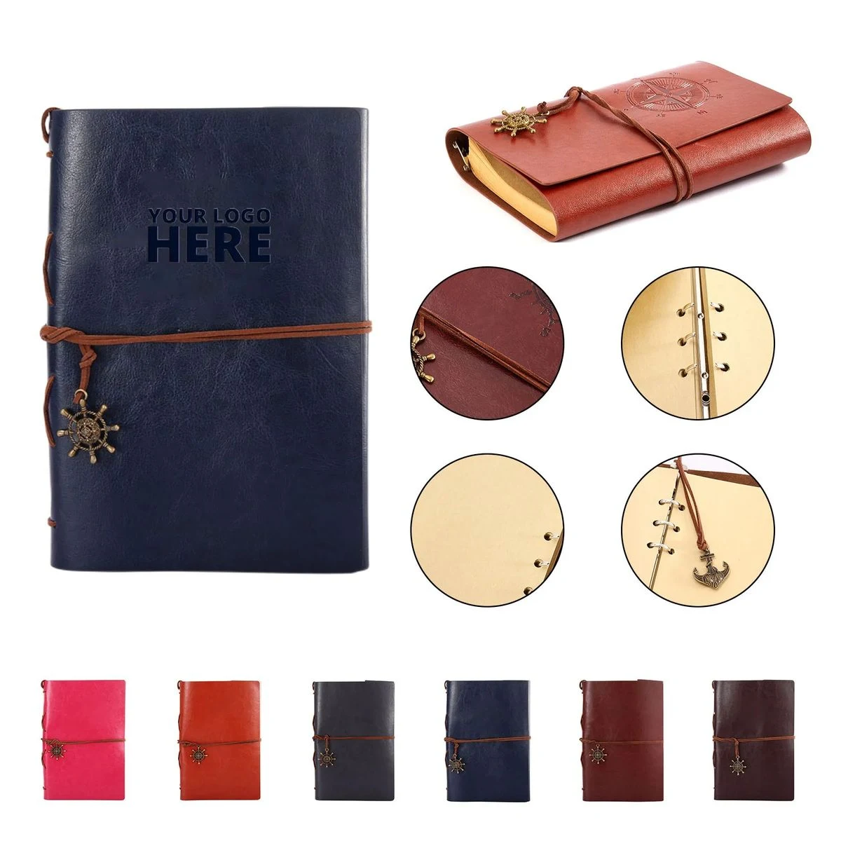 Vintage Refillable Diary Notebook 1