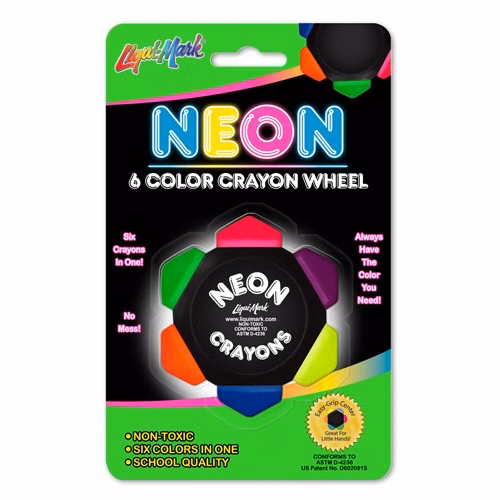 1 Pack Neon Crayo-Craze Crayon Wheel