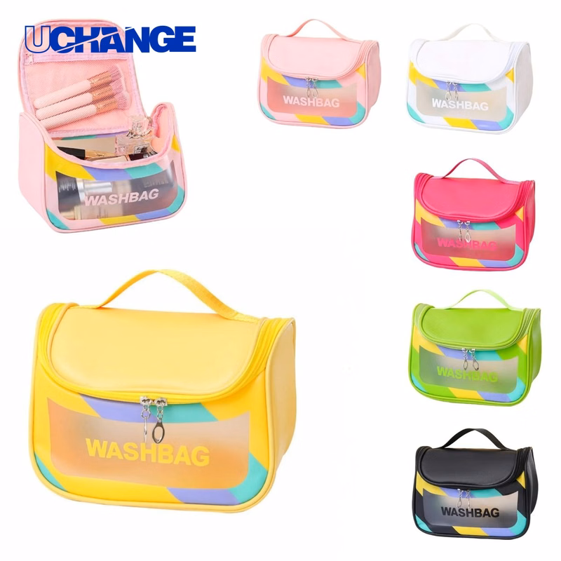 Waterproof Travel Makeup Cosmetic Bag Organizer for Trips & Gym Bags