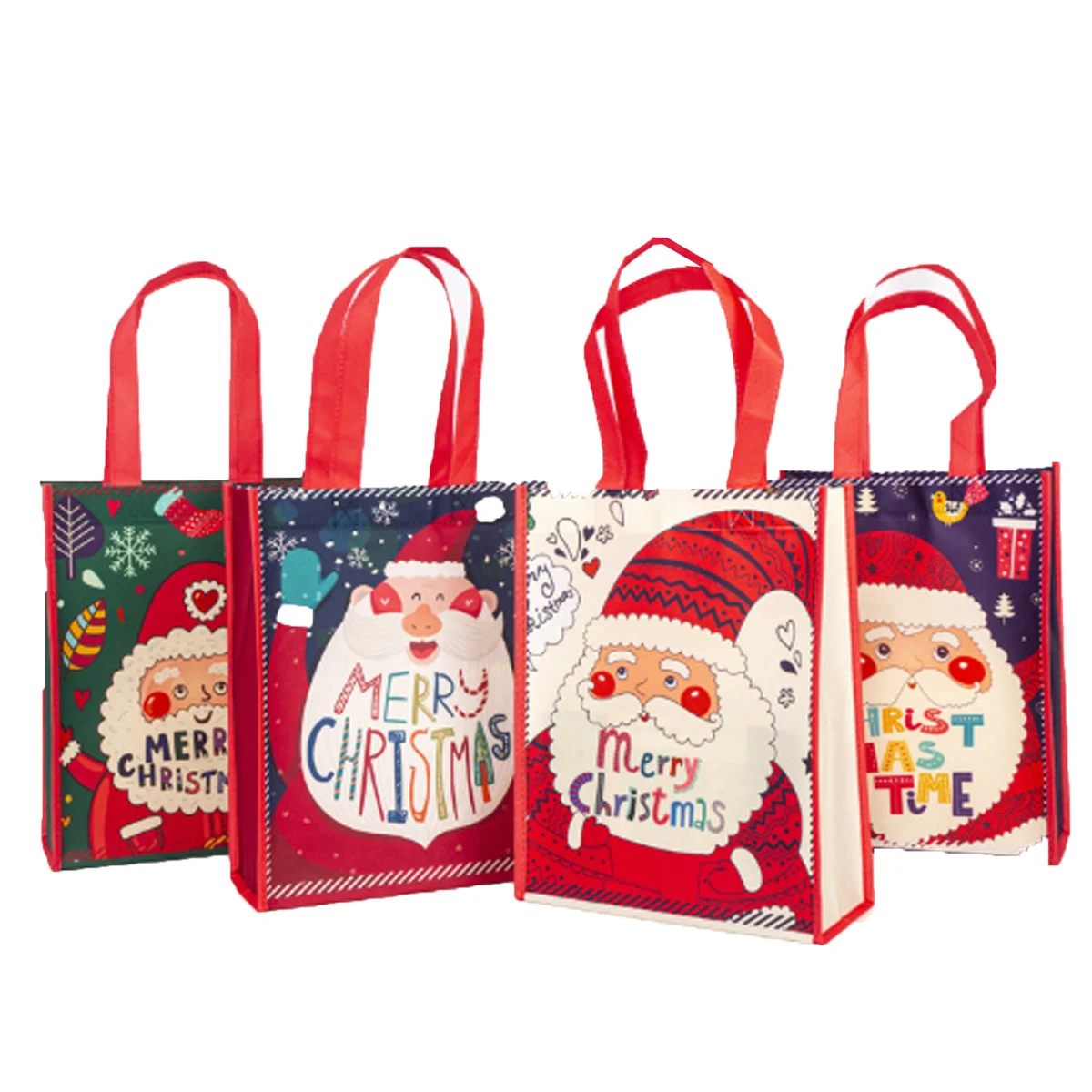 12"L x 4"W x 16"H Custom Full Color Non Woven Fabric Shopping Promotion Tote Bag 1