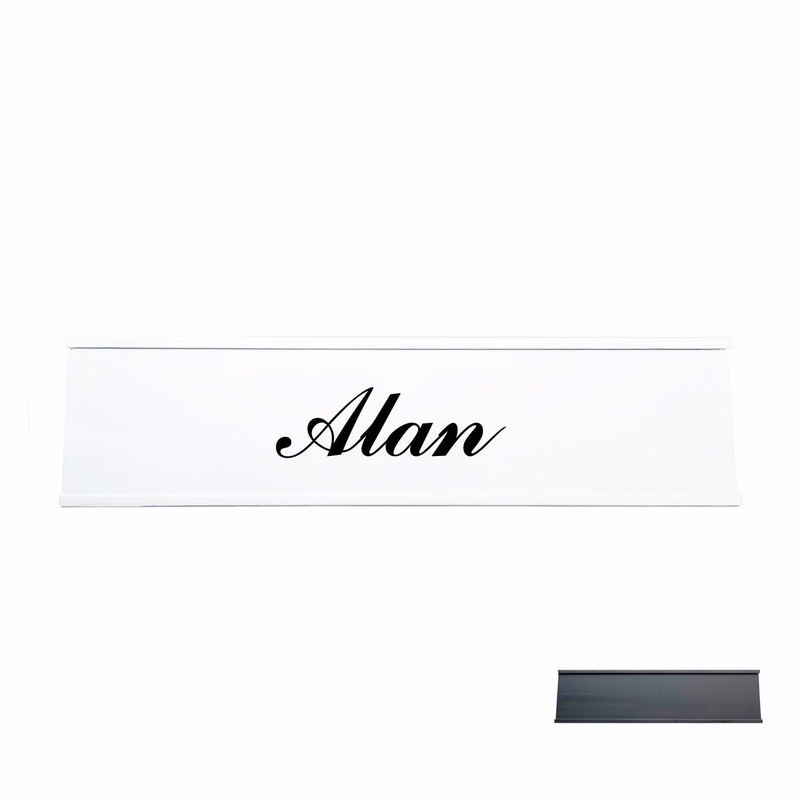 sturdy And Portable Aluminum Alloy Office Nameplate