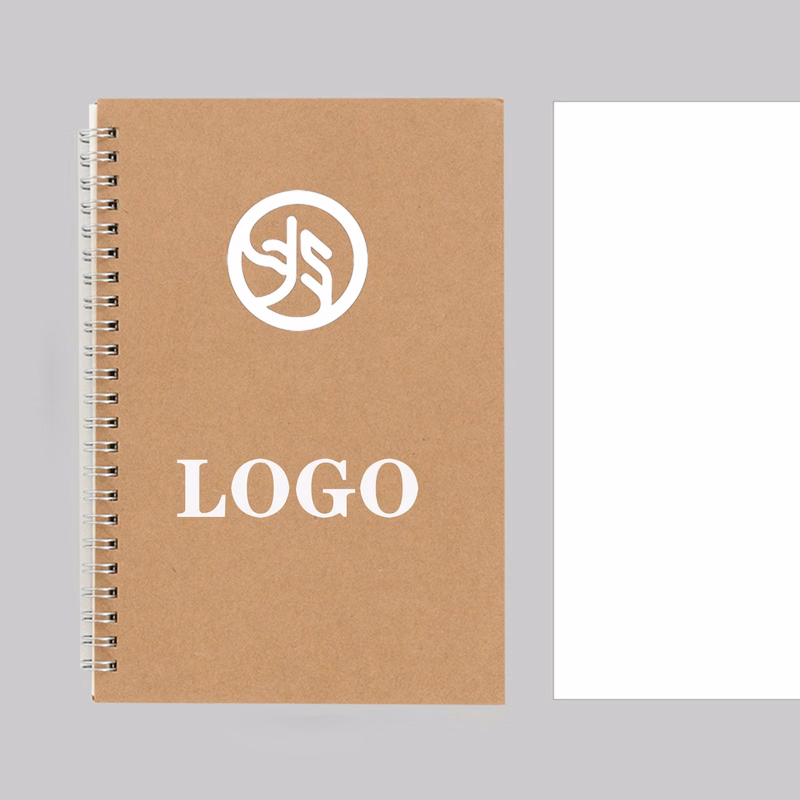 A5 Kraft Paper Coil Notebook Student Sketchbook Notepad