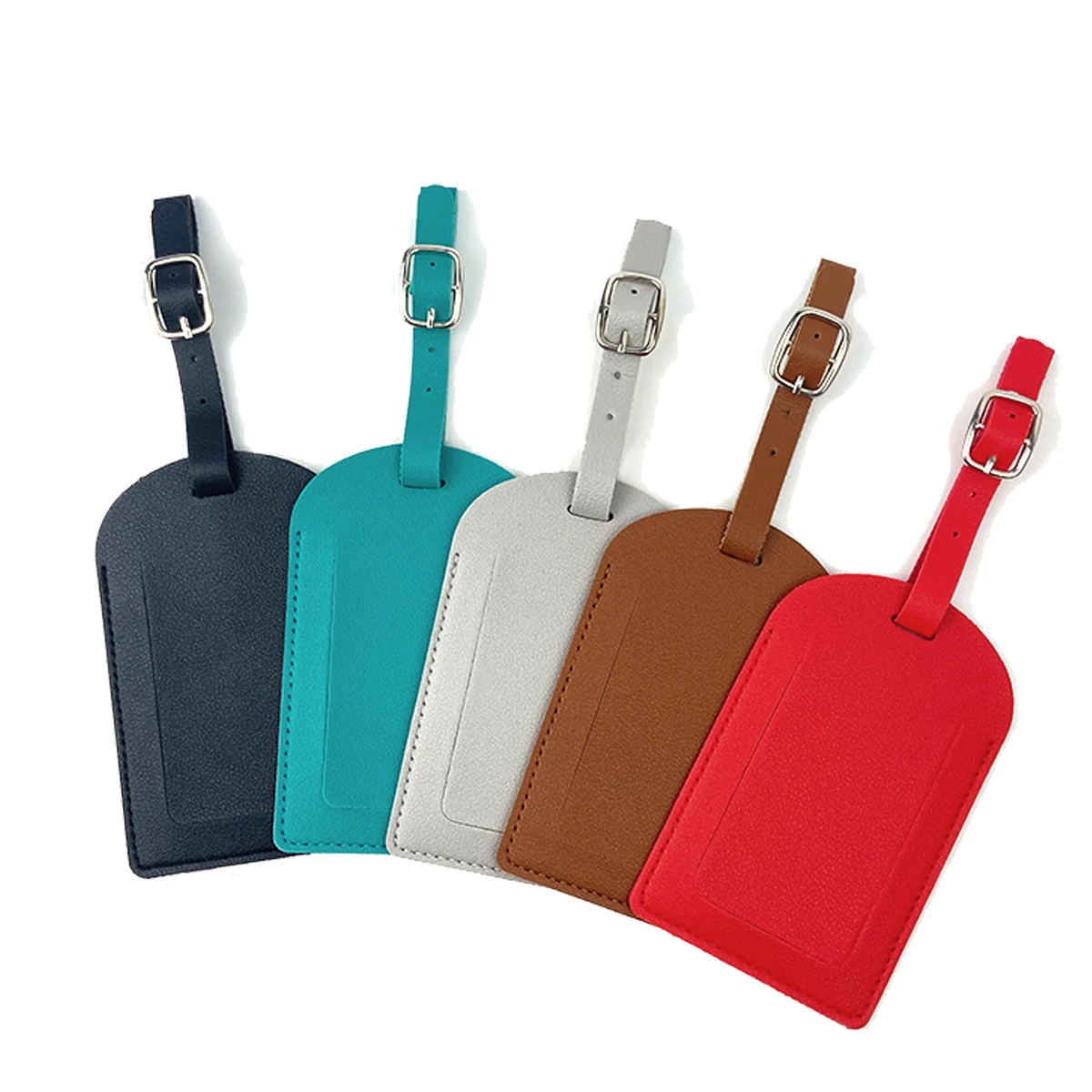 PU Premium Travel Leather Luggage Suitcase ID/Bag Tag 1