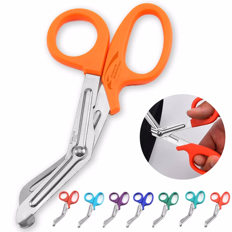 EMT Medical Trauma Fabric Bandage Rescue Shears Scissors