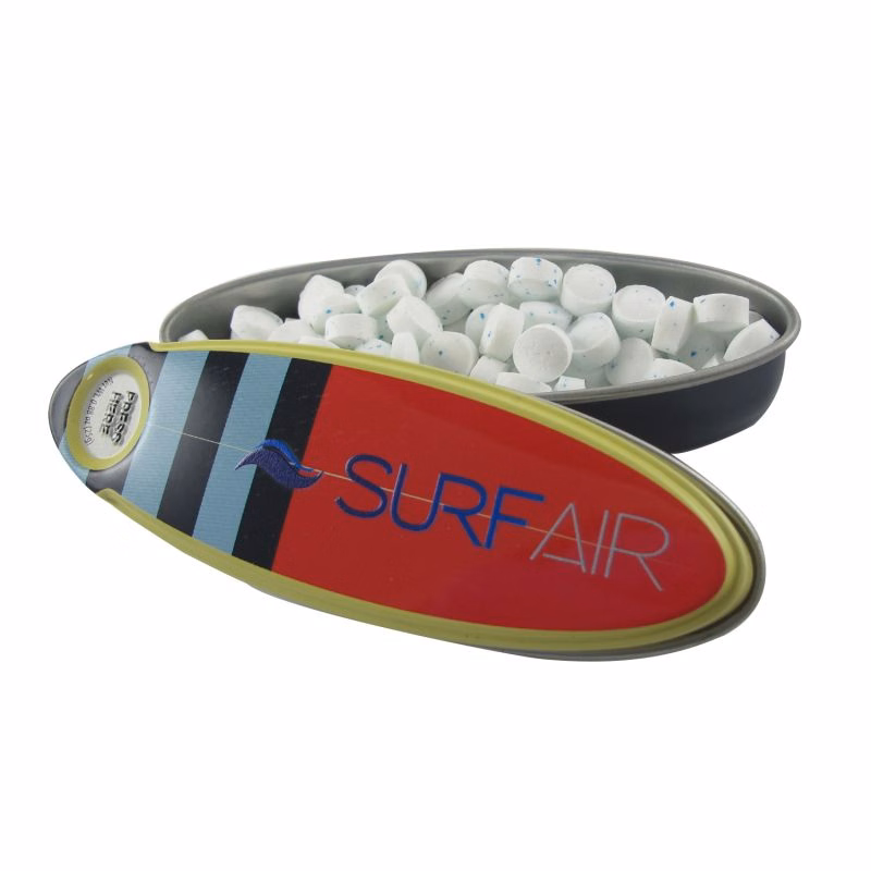 Stripe Surfboard Mint Tin