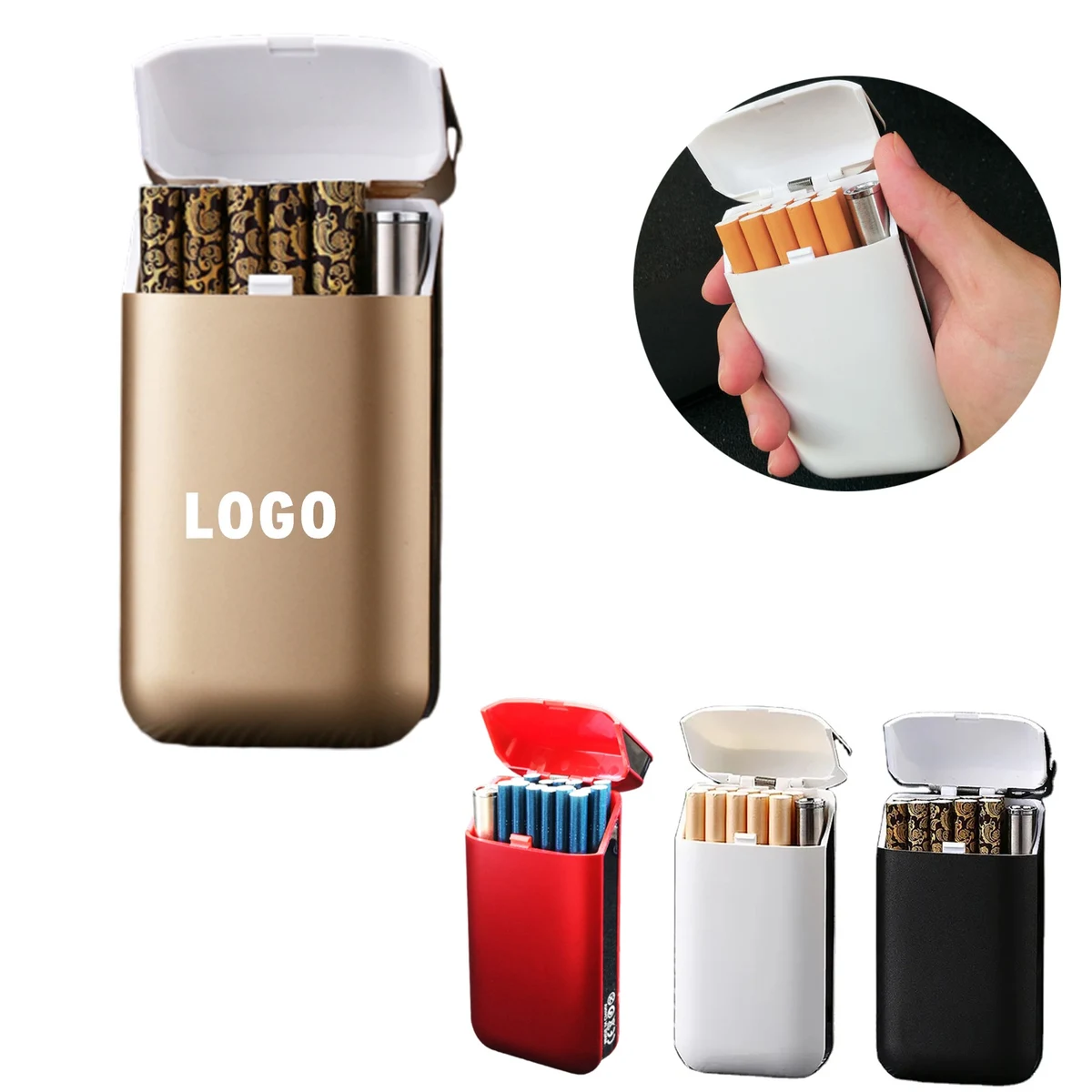 Charging Lighter Cigarette Case 1