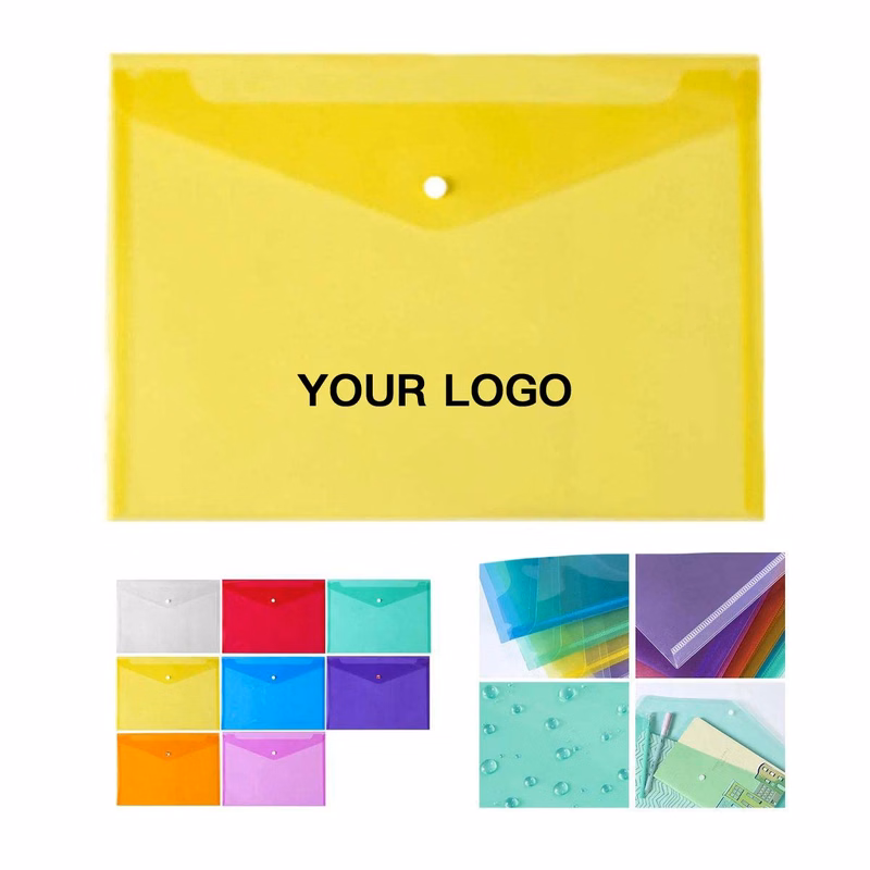 PP Snap Document Folder Transparent A4 Storage