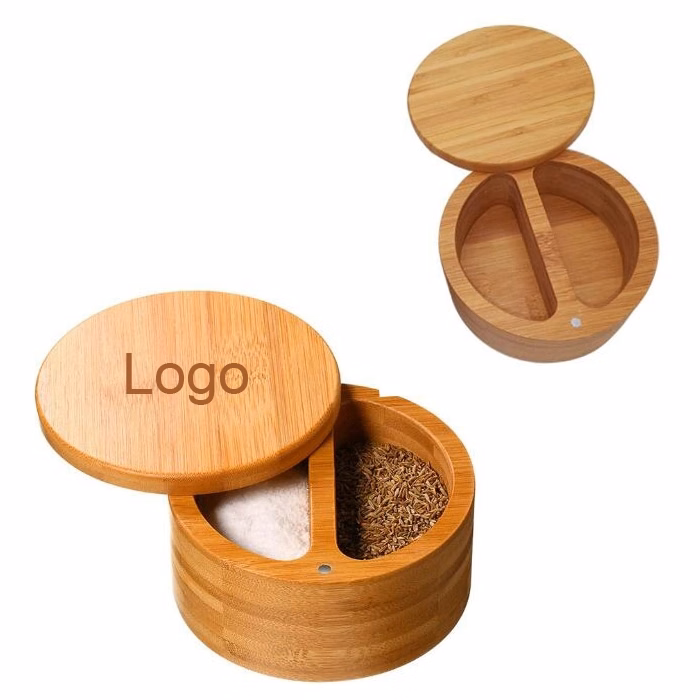 Bamboo Salt and Pepper Box
