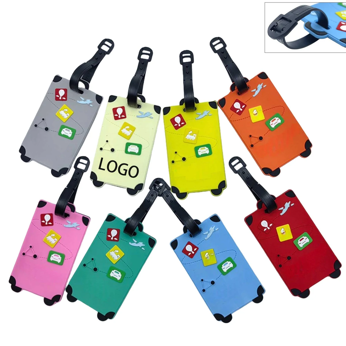 Travel Silicone Luggage Tag 1