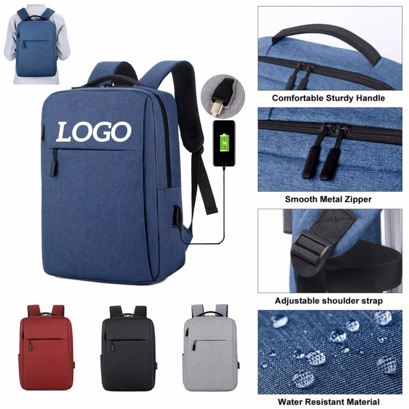Business Laptop Backpack with USB Charging