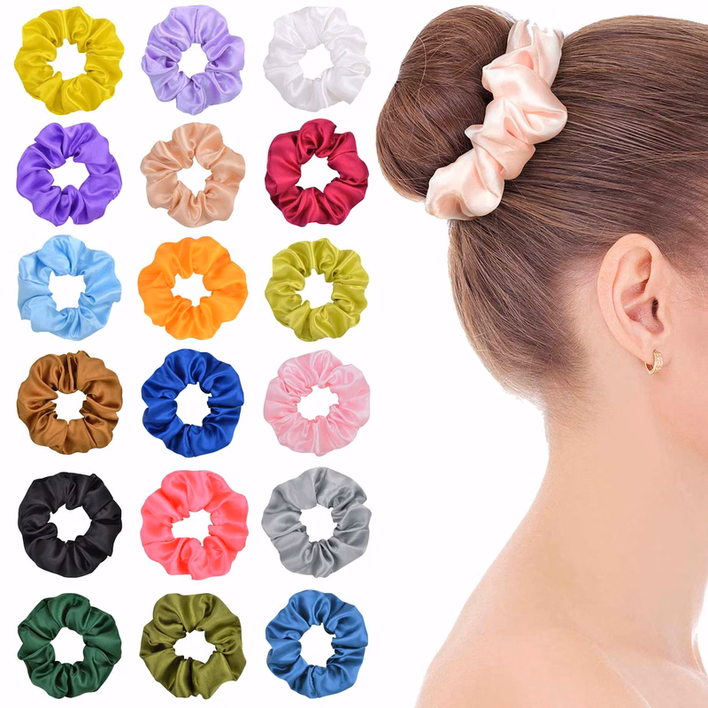 Custom Satin Scrunchies